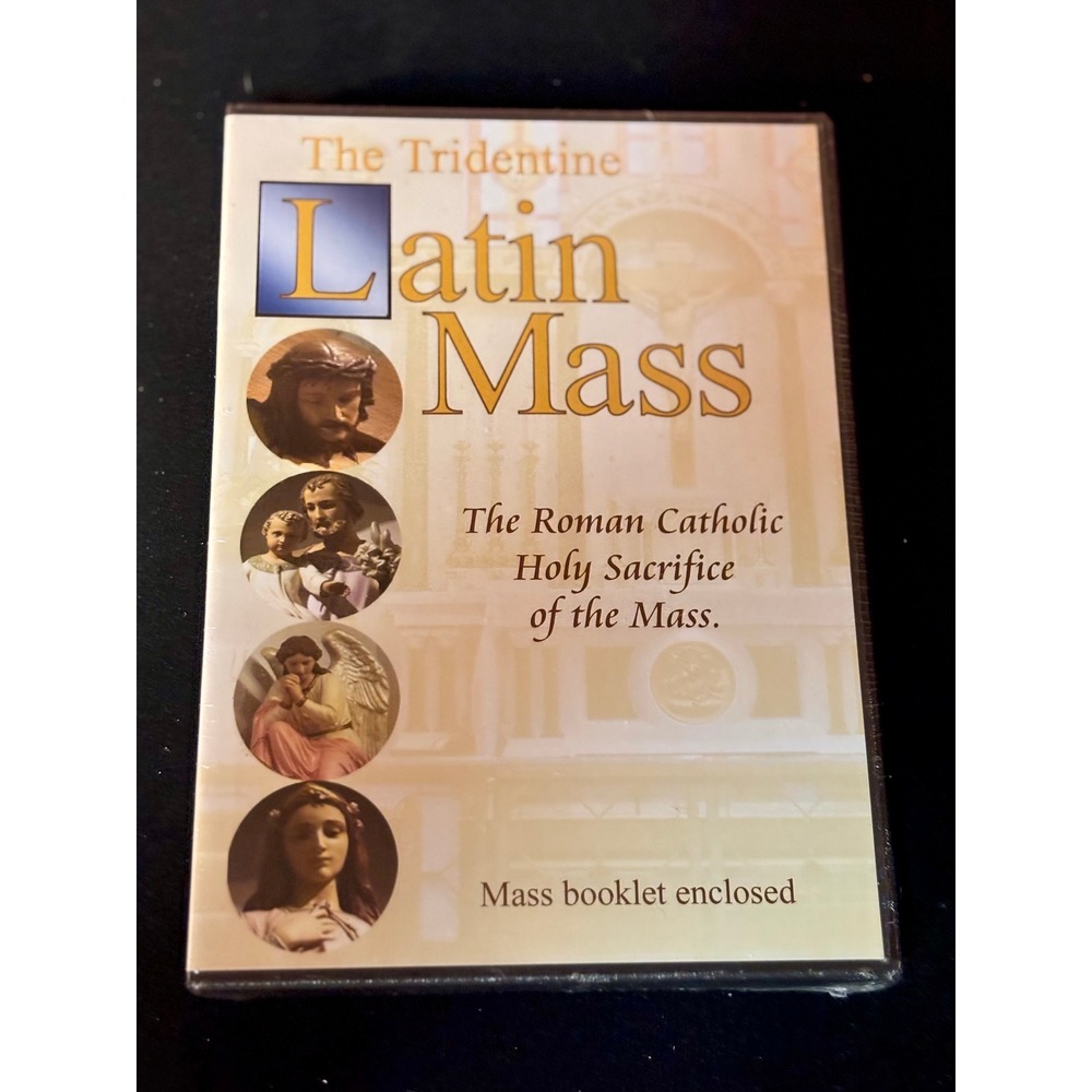 New The Tridentine Latin Mass DVD Roman Catholic Holy Sacrifice St Josephs Media
